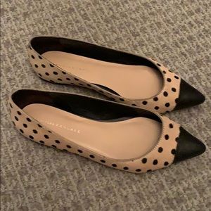 Loeffler Randall calf hair flats